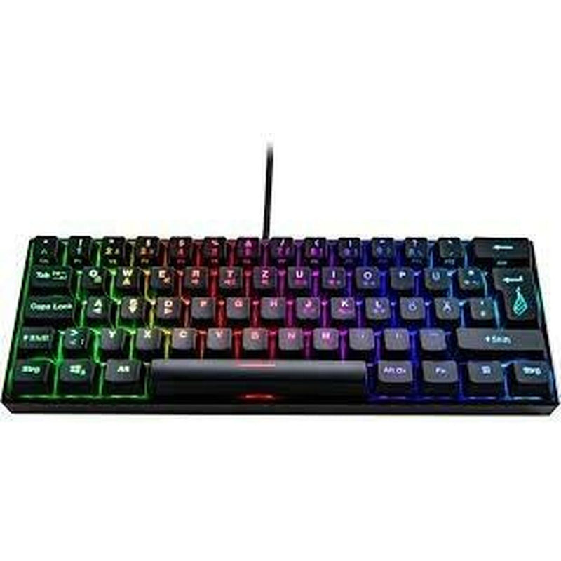 Keyboard Verbatim KP-X1 Black Spanish Qwerty-0