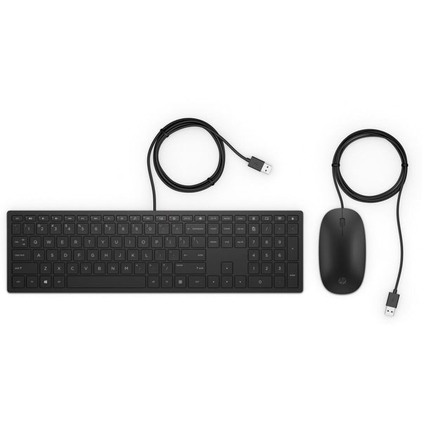 Keyboard and Mouse HP 4CE97AA Black-0