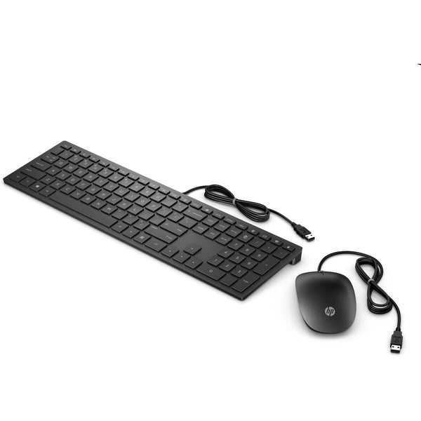 Keyboard and Mouse HP 4CE97AA Black-0