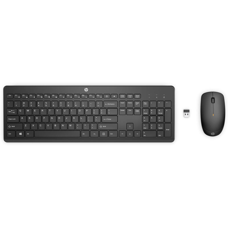 Keyboard and Mouse HP 18H24AA Black QWERTY Qwerty US-0