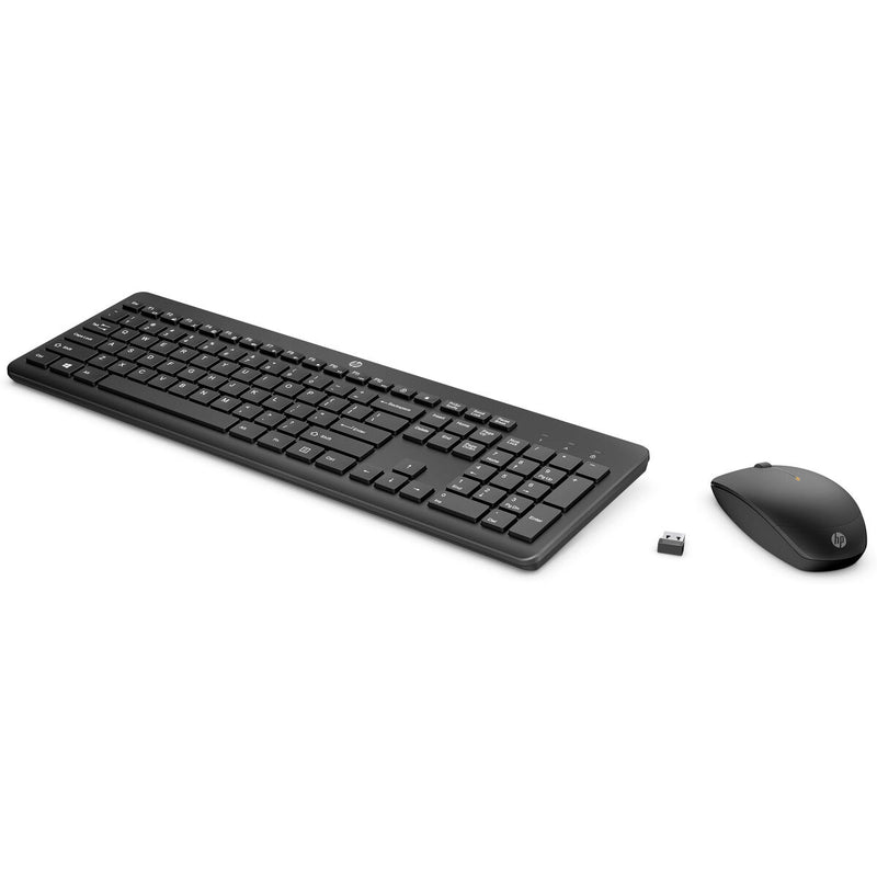 Keyboard and Mouse HP 18H24AA Black QWERTY Qwerty US-4