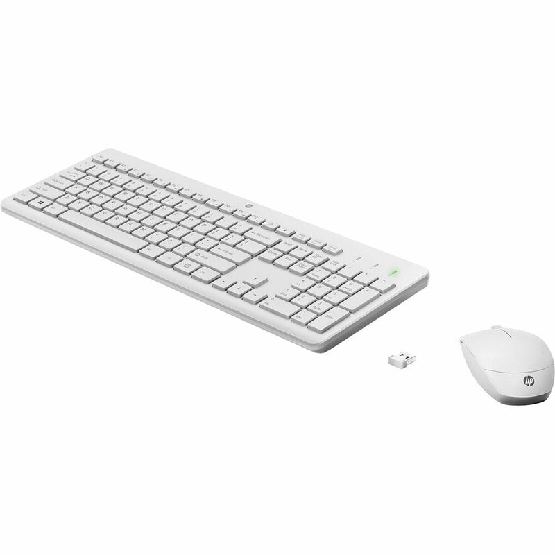 Keyboard HP 3L1F0AA White Spanish Qwerty-1