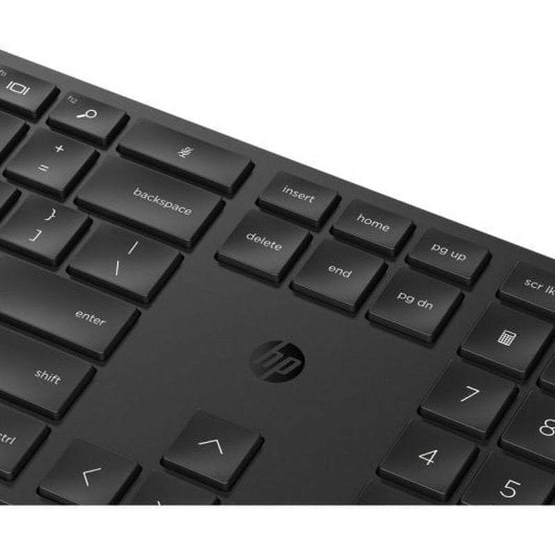 Keyboard and Mouse HP 4R013AA Black Spanish Qwerty-1