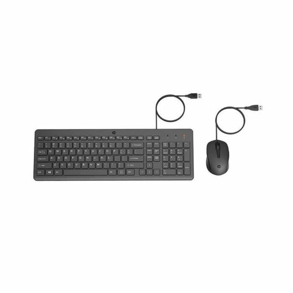 Keyboard and Mouse HP 150 Black-0