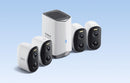 Baseus N1 2K 4 turvakameraa (valkoinen)