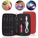 LED-virkkuukoukku setti