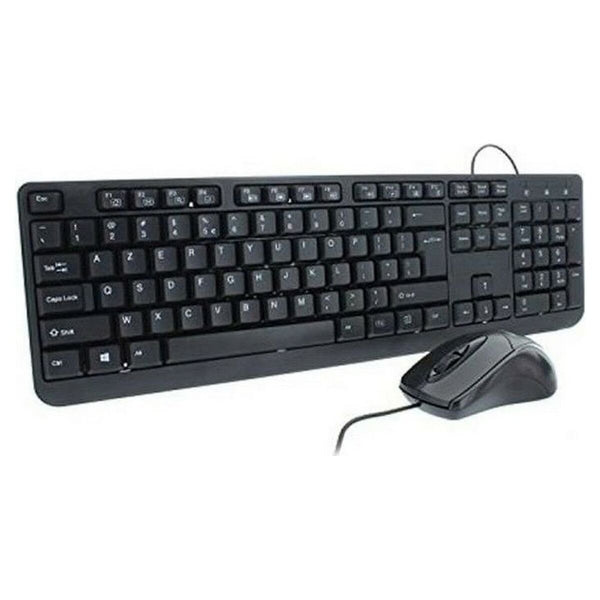 Keyboard and Mouse Mobility Lab ML309415 AZERTY Black-0