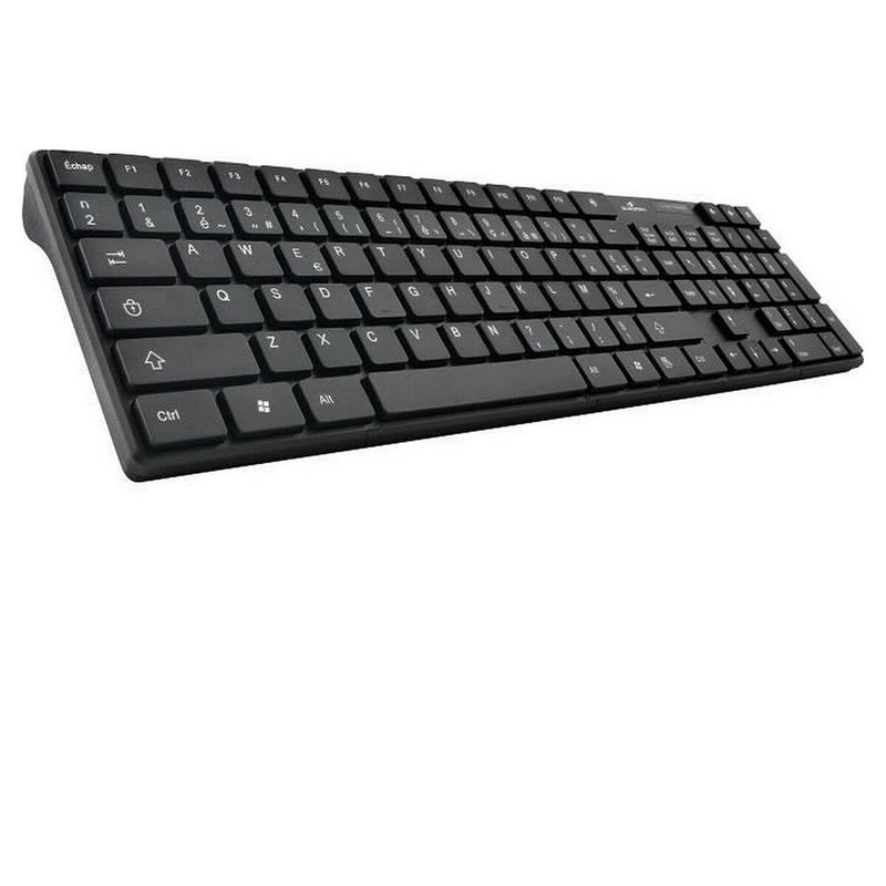 Keyboard and Mouse Bluestork BLU3760162063431 AZERTY Black-4