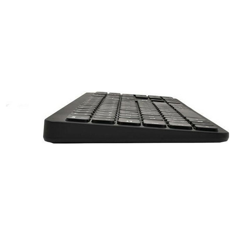 Keyboard and Mouse Bluestork Easy Slim AZERTY Black French-5