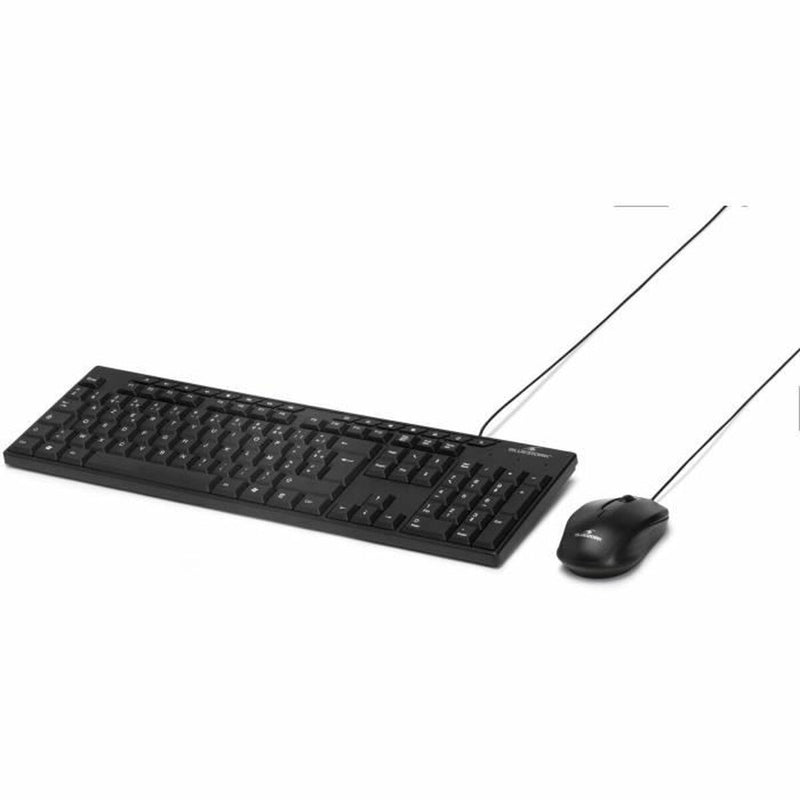 Keyboard and Mouse Bluestork MEDIA OFFICE Black AZERTY-5