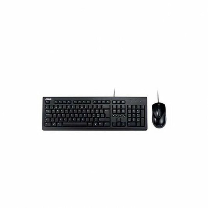 Keyboard and Mouse Asus U2000 Black-0