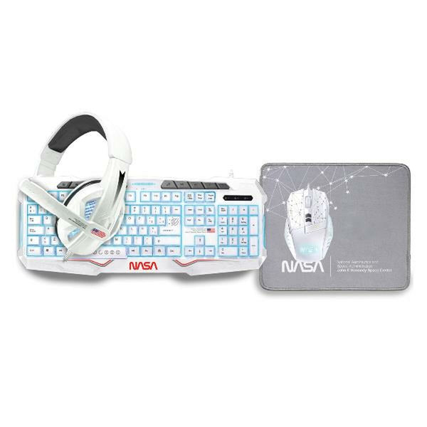 Keyboard and Mouse NASA NASA-ANDROMEDA4IN1-W-0