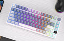 Wireless mechanical keyboard Royal Kludge RKM75 RGB, Silver switch (blue)