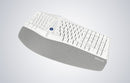Wireless Ergonomic Keyboard Delux GM901D BT+2.4G (white)