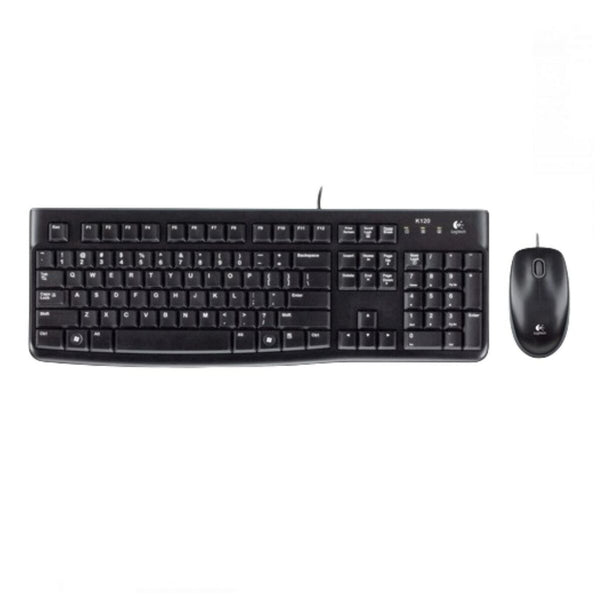 Keyboard Logitech Desktop MK120 Black French AZERTY AZERTY-0