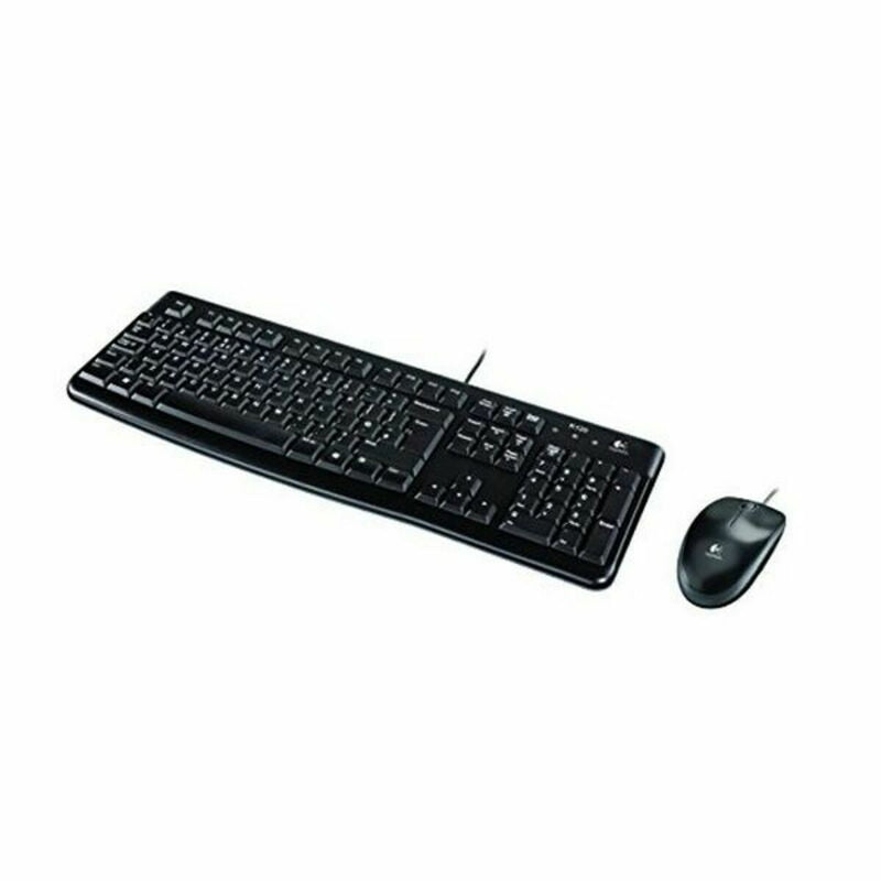 Keyboard and Mouse Logitech MK120 Black Spanish Qwerty-6