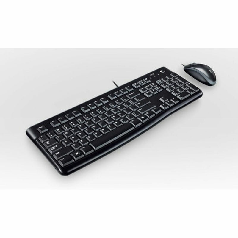 Keyboard and Mouse Logitech MK120 Black Spanish Qwerty-4