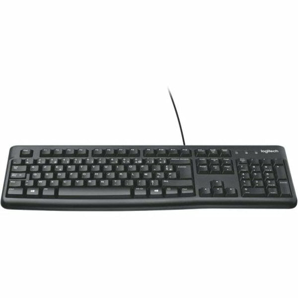 Keyboard Logitech Black Spanish Qwerty-0