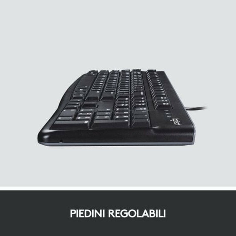 Keyboard Logitech Black Spanish Qwerty-6