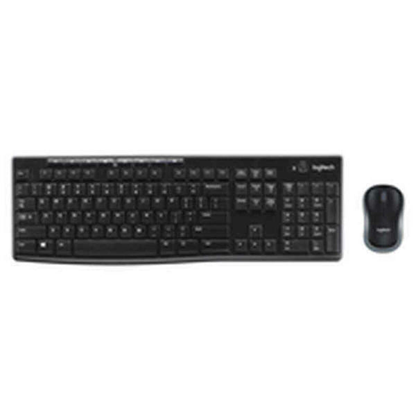 Mouse & Keyboard Logitech LGT-MK270-US Black QWERTY Qwerty US-0