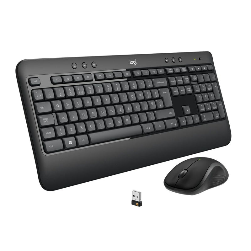 Keyboard and Mouse Logitech 920-008685 Black Qwerty US-0