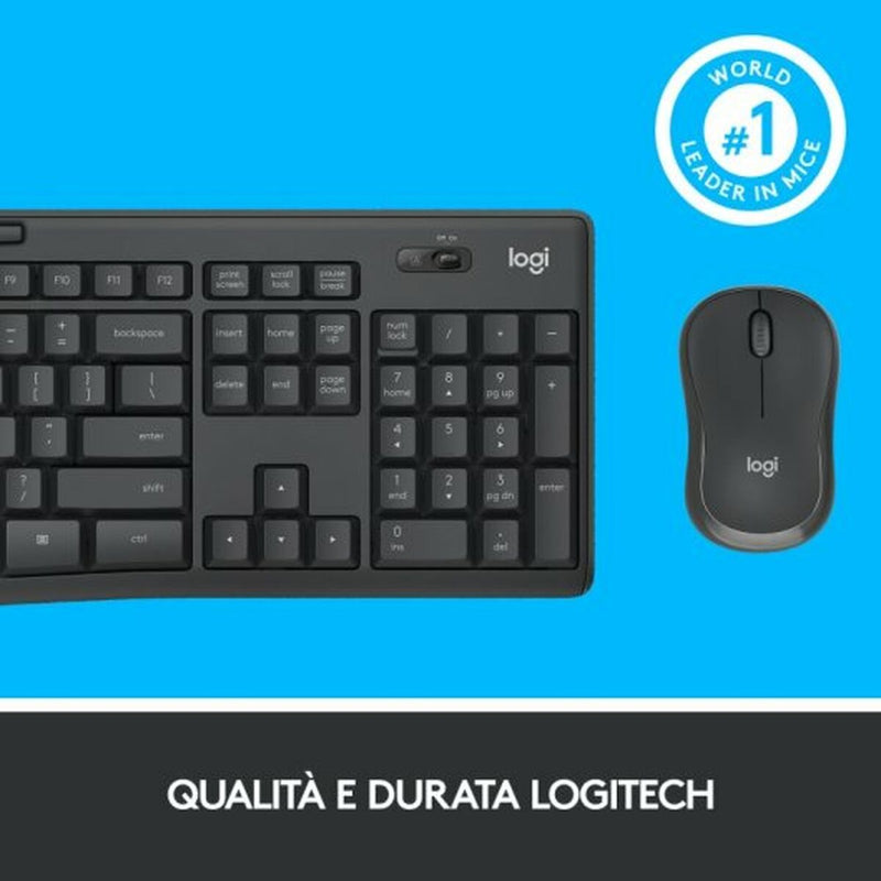 Keyboard Logitech Black Spanish Qwerty-2