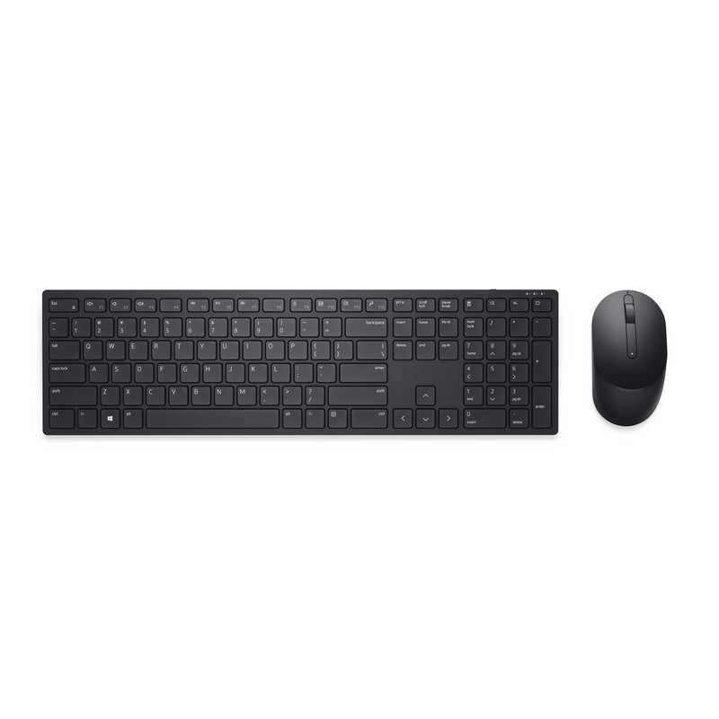 Keyboard and Mouse Dell KM5221WBKB-SPN Black Spanish Qwerty-0