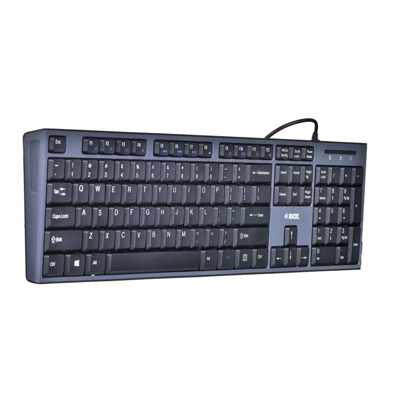 Keyboard and Mouse Ibox IKMS606 Qwerty US Black QWERTY-4