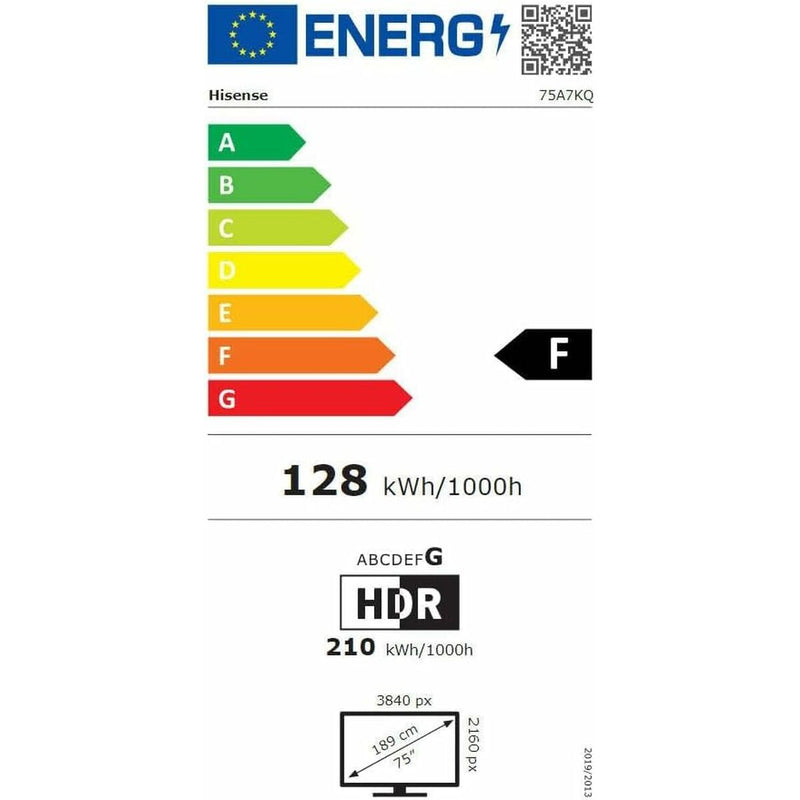 Smart TV Hisense 75A7KQ 4K Ultra HD QLED 75"-1