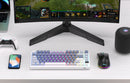 Wireless mechanical keyboard Royal Kludge RKM75 RGB, Silver switch (blue)