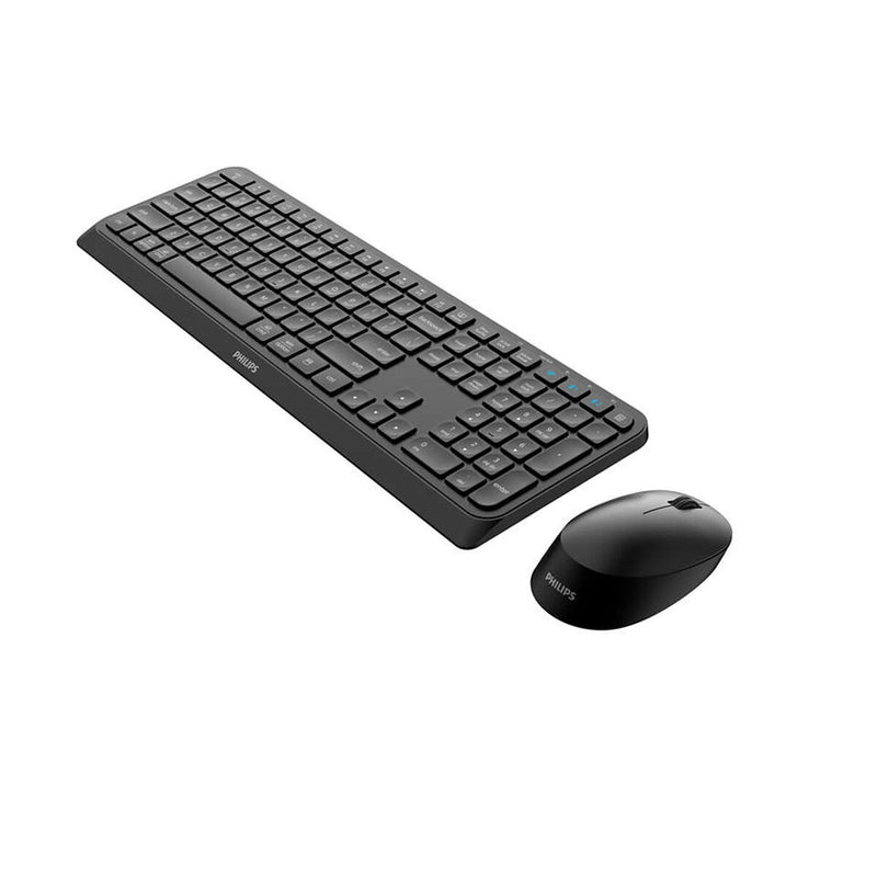 Keyboard and Mouse Philips SPT6407B/16 Black Qwerty US-0