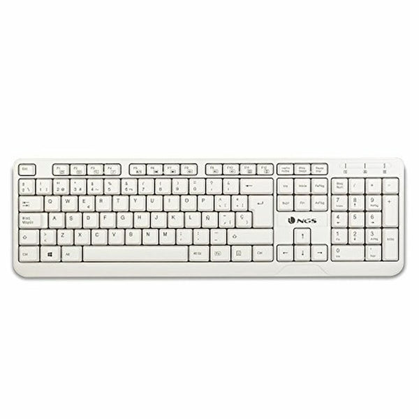 Keyboard NGS NGS-KEYBOARD-0284 White-0