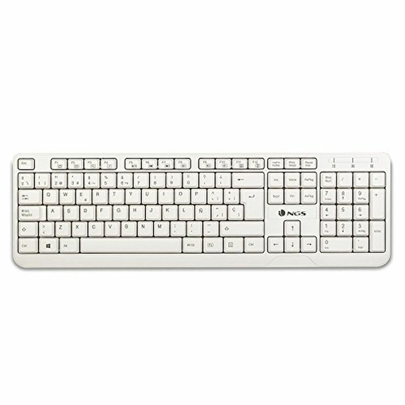 Keyboard NGS NGS-KEYBOARD-0284 White-0