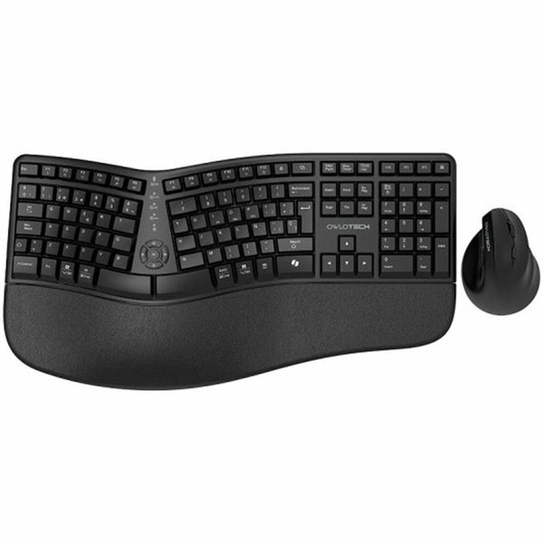 Keyboard and Mouse Owlotech EK500 Black-0