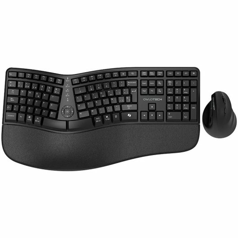 Keyboard and Mouse Owlotech EK500 Black-0