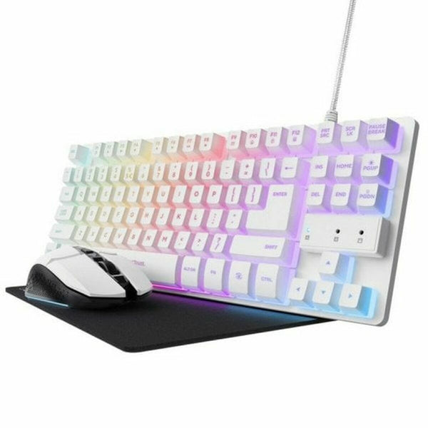 Keyboard with Gaming Mouse Trust 25233 GXT794W-0