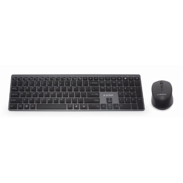 Keyboard GEMBIRD KBS-ECLIPSE-M500-ES Black Spanish Qwerty-0