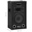 Passiiviset Hi-Fi-Lavakaiuttimet 2 Kpl 800 W Musta