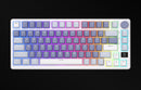 Wireless mechanical keyboard Royal Kludge RKM75 RGB, Silver switch (blue)