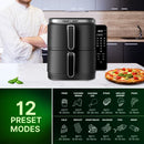 Comfy Nest CN-06177 – digitaalinen ilmakeitin kahdella korilla