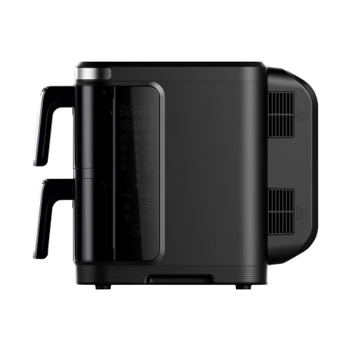 Comfy Nest CN-06184 – 2800W Kaksikori-ilmakeitin ikkunalla ja sivupaneelilla – 11L