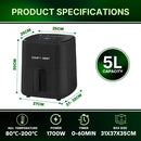 Comfy Nest CN-06191 – 1400W digital ilmakeitin- 5L