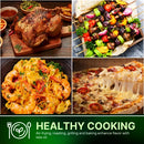 Comfy Nest CN-AFD45NB: 2400W musta digitaalinen ilmakeitin kaksoiskorilla – 9L