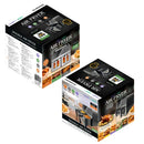 Comfy Nest CN-AFD45WS – 2400 W digitaalinen ilmakeitin, 2 ruostumatonta koria, ikkuna, 9 L