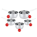 Eisenbach EB-SP5: 5 Pieces Stainless Steel Casserole Set