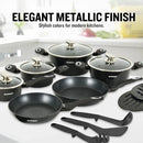 Herzberg HG-METBK15: 15-osainen marmoroitu keittoastiasetti