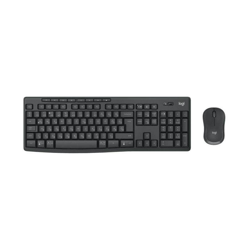 Keyboard and Mouse Logitech MK370 Graphite Qwerty Portuguese-0