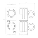 LG kuivaava pyykinpesukone WT1210BBF ( 22 KG )