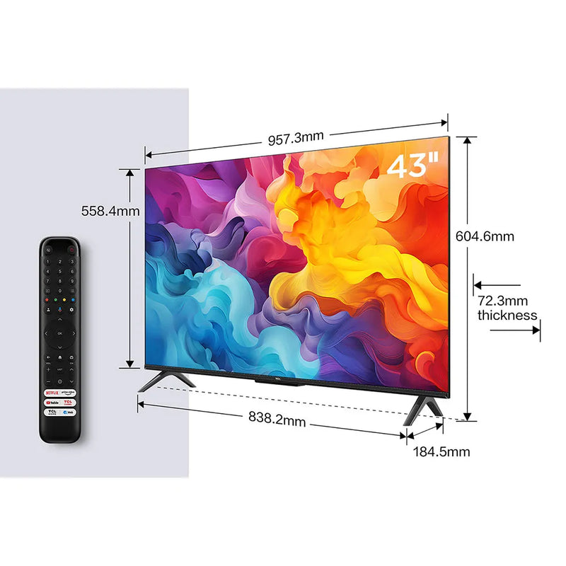 TCL 43P61B 43´´ 4K LED TV