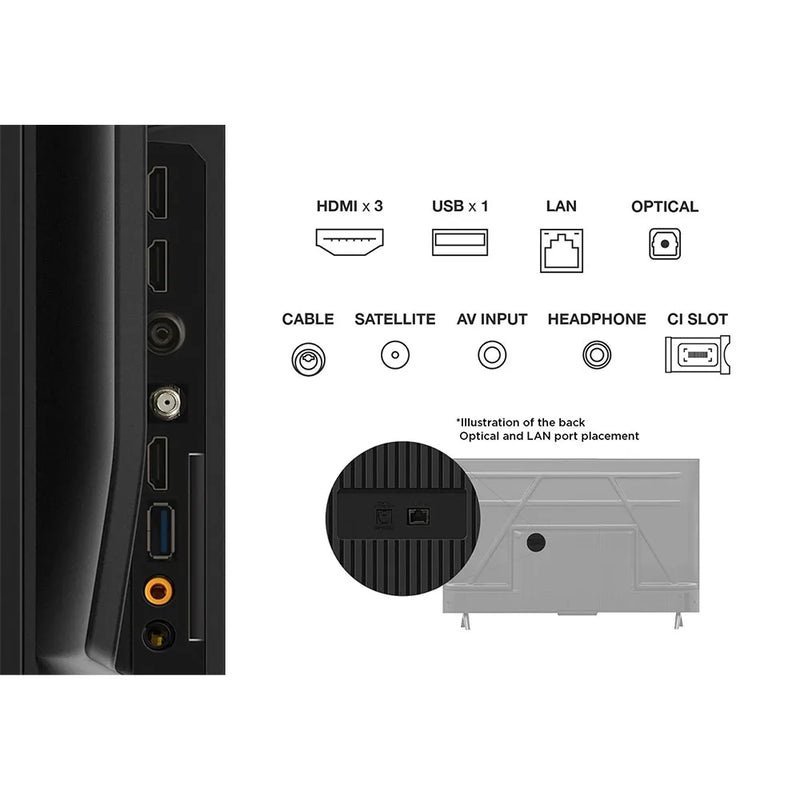 TCL 43P61B 43´´ 4K LED TV